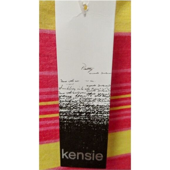 Kensie Heather Dragon Fruit Midi T-Shirt Dress - Picture 4 of 5